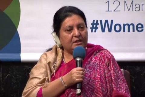 महिलाको अस्तित्व स्वीकार गर्दा ठूलो परिवर्तन गर्न सकिन्छः राष्ट्रपति भण्डारी