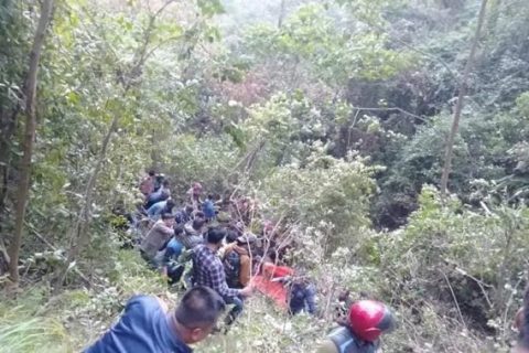 अर्घाखाँचीमा बस दुर्घटना १६ जनाको  मृत्यु, घाइते मध्ये अधिकांस गम्भिर