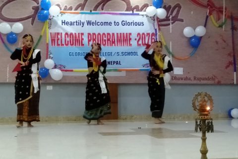 ग्लोरियस कलेज तथा माविमा कक्षा ११ का नवआगन्तुक विद्यार्थीहरुलाई स्वागत