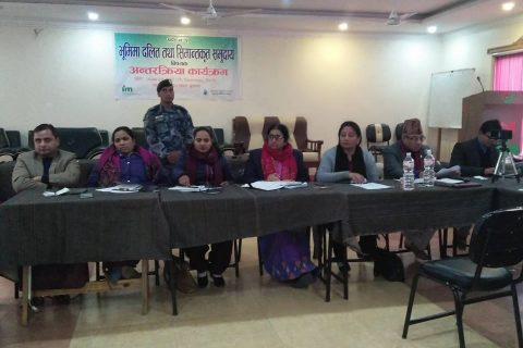प्रदेशका दलित र सिमान्तकृत समुदाय भूमिहिन हुदैनन :  मन्त्री  पौडेल