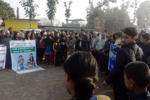 तिलोत्तमाको वडा नं. २ मा  सरसफाई