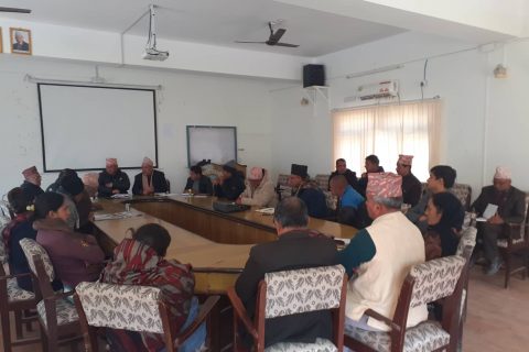 गुल्मीमा भ्रमण वर्ष २०२० को तयारीका लागि छलफल