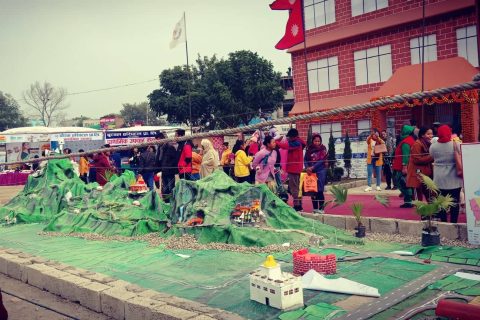औद्योगिक व्यापार मेला:  दर्शकको रोजाइमा सेल्फी जोन
