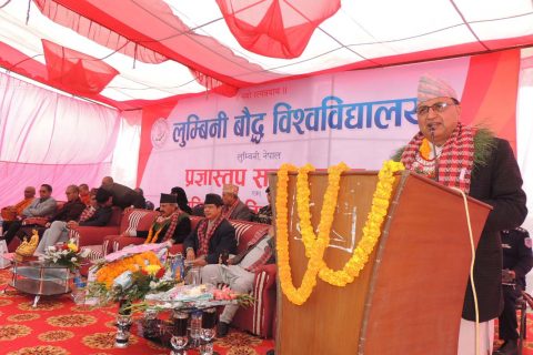 संघीय सरकारले लुम्बिनी क्षेत्रको विकासको लागि जिम्मा लिने :रक्षामन्त्री ईश्वर पोख्रेल