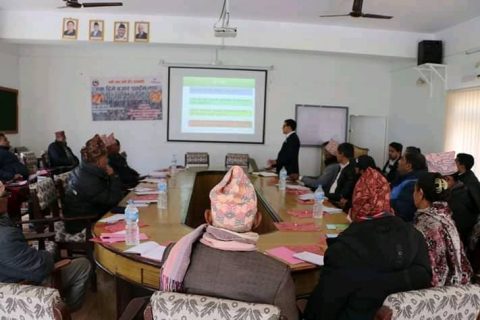 गुल्मीमा बजार प्रबर्द्धन तथा अन्तरक्रिया गोष्ठी द्वारा  मकै बीउको मुल्य निर्धारण
