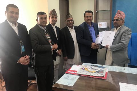 शाइन रेसुङ्गा बैंकर नेपाल राष्ट्र बैंकबीच आरटीजीएस प्रणाली  कार्यान्वयन गर्ने सम्झौता
