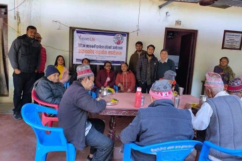 जन्मदिनको अवसरमा आश्रममा अक्षयकोष स्थापना