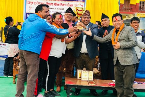 लिटिल प्याराडाईजद्धारा जिल्लास्तरीय भलिबल प्रतियोगिताको आयोजना