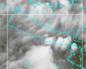 आज पूर्वी पहाडको केही ठाउँमा पानी पर्ने सम्भावना