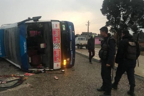 रुपन्देहीको घाघरा जन्ती बस दुर्घटना, सात घाइते
