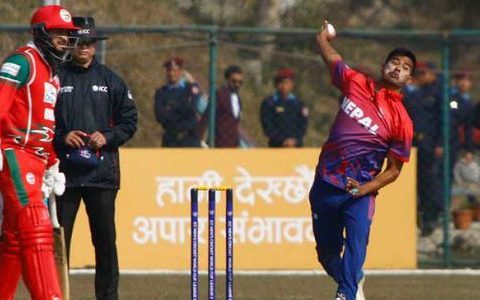 ओमानविरुद्धको एक दिवसीय क्रिकेटमा नेपाल १८ रनले पराजित