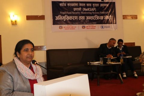 प्रदेशका सबै पालिकामा खाद्या सुरक्षा गर्न प्रदेश सरकार तयार: मन्त्री पौडेल
