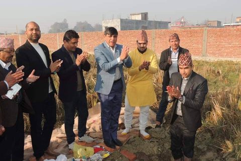 लुम्बिनी प्रेस क्लबको भवन शिलन्यास