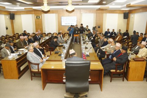 कोरोनाभाइरसको संक्रमण नेपाल प्रवेश गर्न नदिन सरकारलाई दलहरूको सुझाव