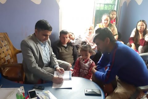 पाइनिर किडस मन्टेश्वरीमा निशुल्क स्वास्थ्य शिविर सम्पन्न