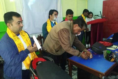 टिभिएसका अटो मेकानिक्सलाई दक्षता विकास तालिम