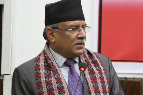बाँस्काेटाकाे घरमा बम विस्फाेट गर्नेलाई कडा कारबाही गर्न प्रचण्डकाे माग