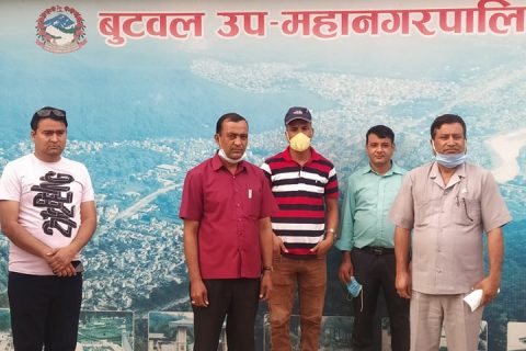 बुटबलको कोरोना कोषमा प्याब्सन नगरको ५लाख ७२ हजार सहयोग