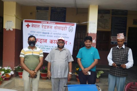 रेडक्रस तिलोत्तमाले गर्यो मणिग्राममा रक्तदान, ५१ प्वाइन्ट रगत संकलन