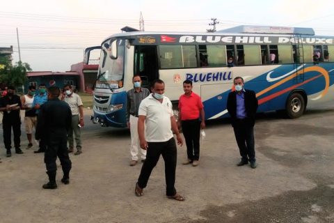 अलपत्रलाई बुटवलमा बसको व्यवस्था