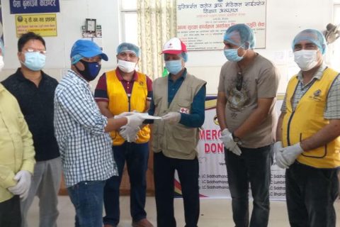 भैरहवा का लायन्स क्लब द्धारा रक्तदान, ४५ प्वाइन्ट संकलन