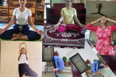 लकडाउनमा अनलाइनबाटै याेगा सिकाउदै बुटवल महिला जेसिज