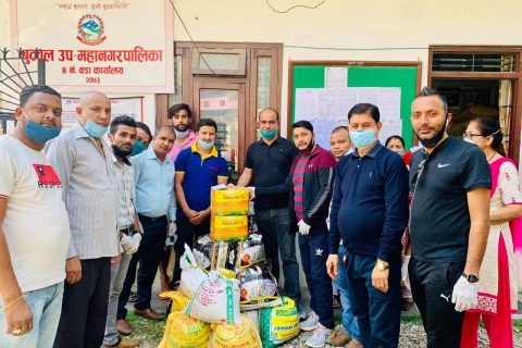 राेटरि रोट्याक्ट डाउनटाउन द्वारा राहत वितरण