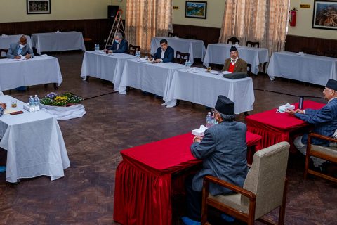 नेकपा स्थायी समिति बैठक एक साताका लागि स्थगित