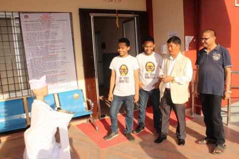 जुम्लीया दाजुभाई लव र कुश पन्थीले निर्माण गरे गो कोरोना रोवोट
