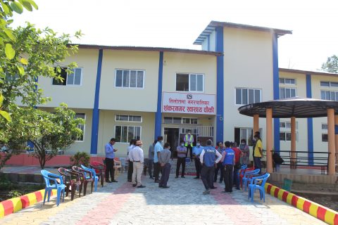 तिलोत्तमा नगरपालिकाको आफ्नै सक्रियतामा आइसोलेसन सेन्टर निर्माण