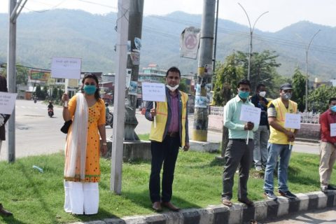 भारतीय अतिक्रमण विरुद्ध शान्ति समाज रुपन्देहीद्धारा बुटवलमा प्रर्दशन