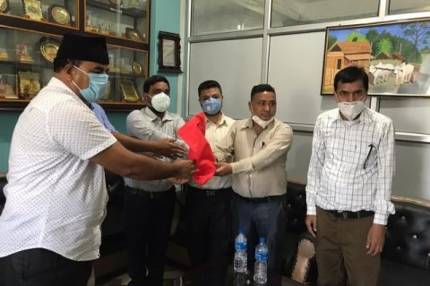 आर्सेनिक एल्व औषधि नगरपालिकाहरुलाई बितरण