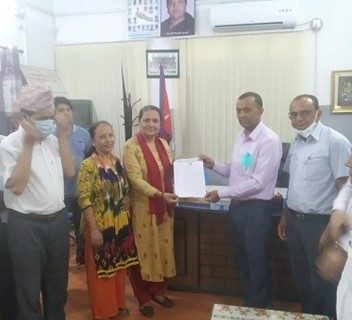 प्याप्सन बुटवलद्वारा ९ बुँदे माग राख्दै नगरपालिकामा ज्ञापन पत्र