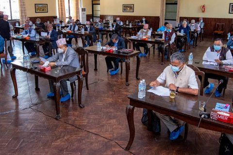 नेकपाको स्थायी कमिटी बैठकमा अध्यक्ष केपी शर्मा ओली अनुपस्थित