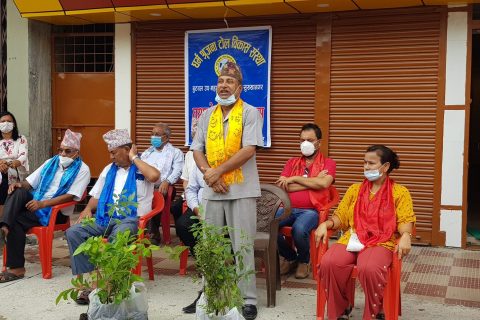 बुटवलको सुख्खानगरमा वृक्षारोपण
