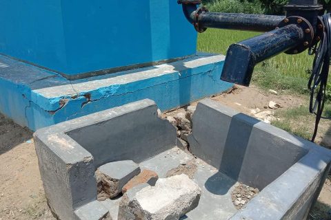 तीन महिनामै चर्कीयो लाखौंको सिंचाइ संरचना