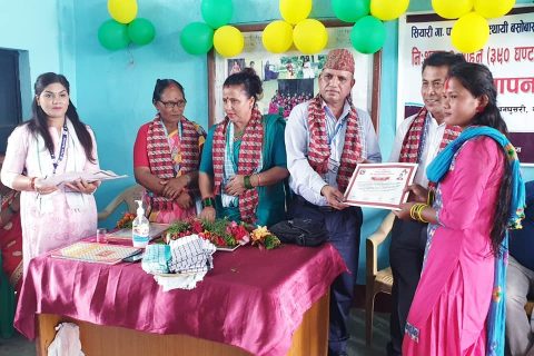 महिलाहरुलाई सिप सिकाउदै सियारी गाउँपालिका