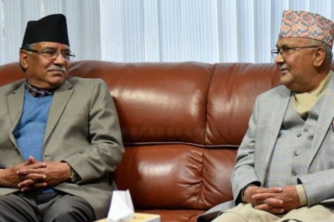 नेकपा अन्तरविराेध अन्त्य गर्न ओली प्रचण्ड छलफलमा, जनार्दन र विष्णु पनि सहभागी