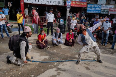 जातिय विभेद विरुद्ध किर्तिपुरमा पफर्मेन्स आर्ट