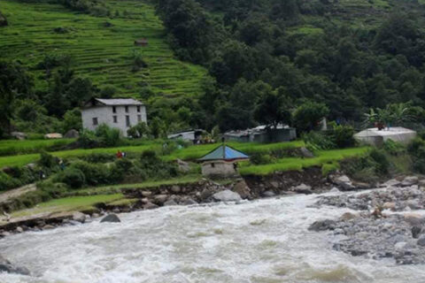 अछाममा खोलाले १६ घर बगाउँदा ६ को मृत्यु,१७ बेपत्ता