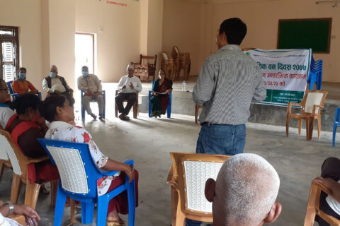 कञ्चनमा वृक्षरोपण एवम् अन्तरक्रिया