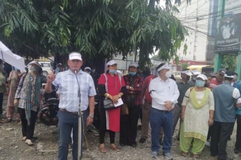 संबिधान पुनर्लेखनको माग गर्दै जनमुक्ति पार्टीद्धारा बुटवलमा खबरदारी सभा