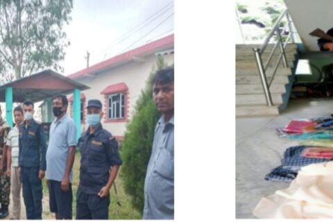 पश्चिम नवलपरासीमा २ लाख ८५ हजार मुल्य बराबरको अबैध काठ तथा बिभिन्न मालसमान बरामद 