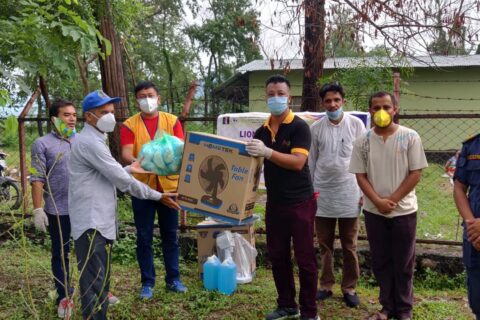 लायन्स क्लव बुटवलले ग¥यो आइसोलेशनमा सहयोग
