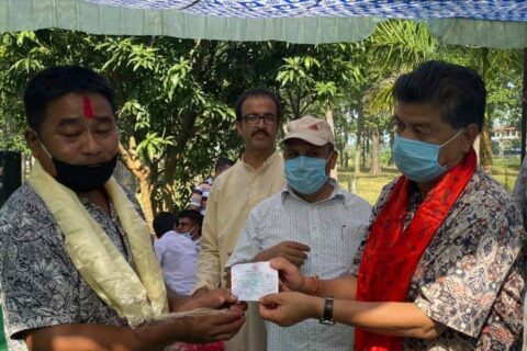 कन्चनमा नेकपाका ११० जना कार्यकर्ता नेपाली कांग्रेसमा प्रवेश