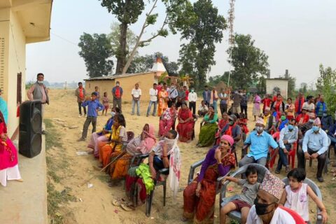 नेकपा संग सम्बद्ध १८५ जना कार्यकर्ता नेकपा परित्याग गरि नेपाली कांग्रेसमा प्रवेश