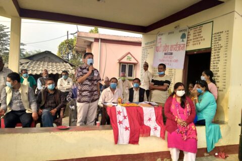 सैनामैनामा नेकपाका १८६ जना काँग्रेसमा प्रवेश