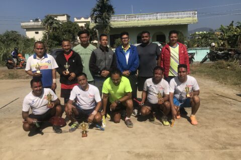 शँकरनगर स्पोर्टस् क्लवमा ब्याडमिण्टन प्रतियोगिता