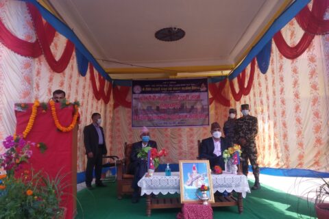 गिर्वाण संस्कृतमा नमूना मन्टेश्वरी भवन उदघाटन