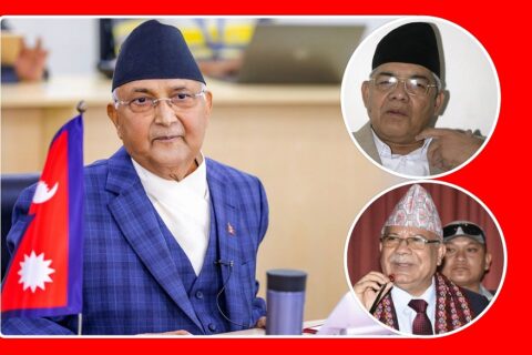 केन्द्रीय सचिवालयमै अल्पमतमा परेका प्रधानमन्त्रीले बढाए परामर्श, बामदेवपछि माधव नेपालसँग छलफल